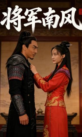 短剧《将军南风》海报