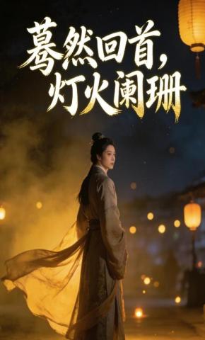 短剧《蓦然回首，灯火阑珊》海报