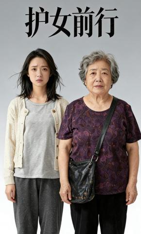 短剧《护女前行》海报