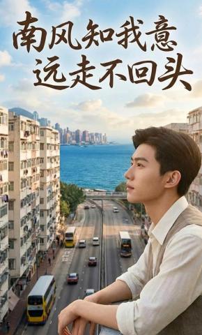 短剧《南风知我意，远走不回头》海报