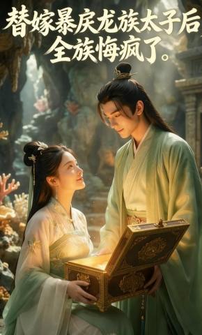 短剧《替嫁暴戾龙族太子后，全族悔疯了》海报