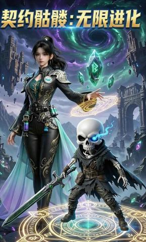 短剧《契约骷髅：无限进化》海报