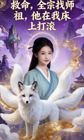 短剧《救命！全宗找师祖，他在我床上打滚》海报