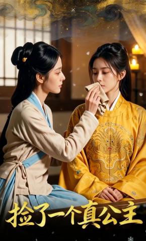 短剧《捡了一个真公主》海报