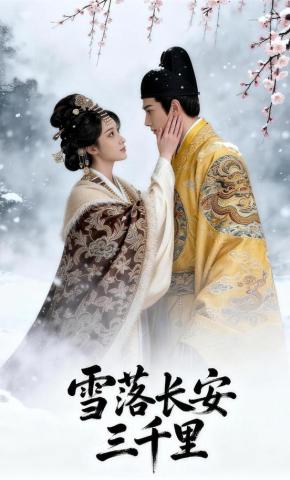 短剧《雪落长安三千里》海报