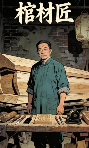 短剧《棺材匠》海报