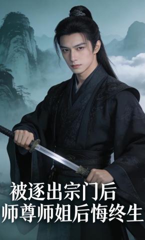 短剧《被逐出宗门后师尊师姐后悔终生》海报