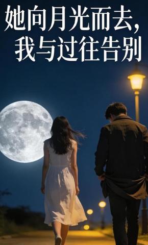 短剧《她向月光而去，我与过往告别》海报