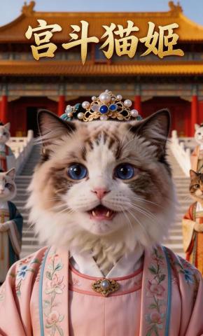 短剧《宫斗猫姬》海报