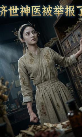 短剧《济世神医被举报了》海报