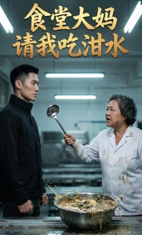短剧《食堂大妈请我吃泔水》海报