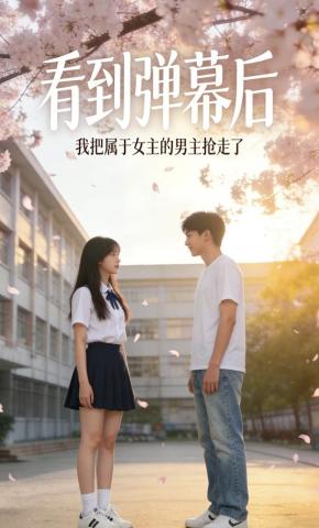 短剧《看到弹幕后，我把属于女主的男主抢走了》海报