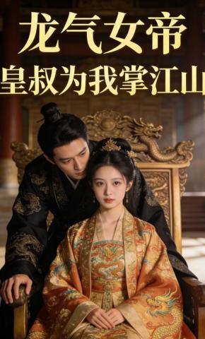 短剧《龙气女帝，皇叔为我掌江山》海报