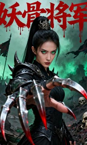 短剧《妖骨将军》海报