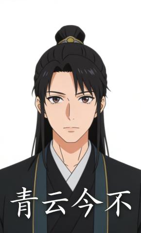 短剧《青云今不》海报