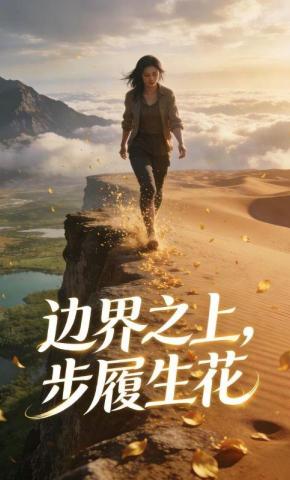 短剧《边界之上，步履生花》海报