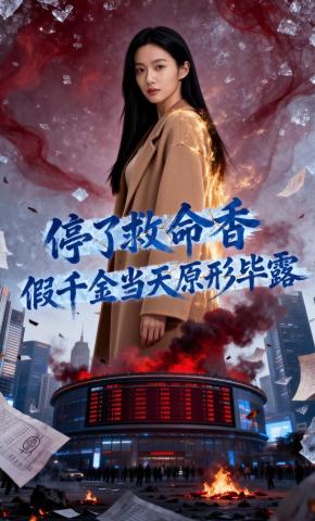 短剧《停了救命香，假千金当天原形毕露》海报