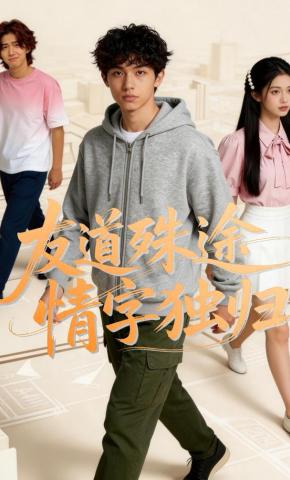 短剧《友道殊途，情字独归》海报