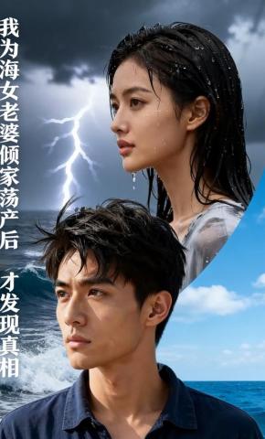 短剧《我为海女老婆倾家荡产后，才发现真相》海报