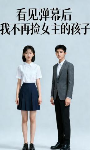 短剧《看见弹幕后,我不再捡女主的孩子》海报