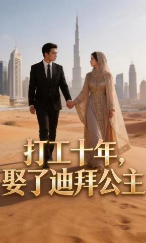短剧《打工十年，娶了迪拜公主》海报