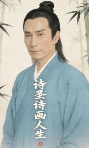 短剧《诗圣诗画人生》海报