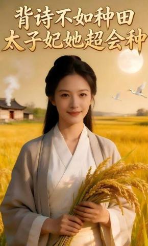 短剧《背诗不如种田，太子妃她超会种》海报