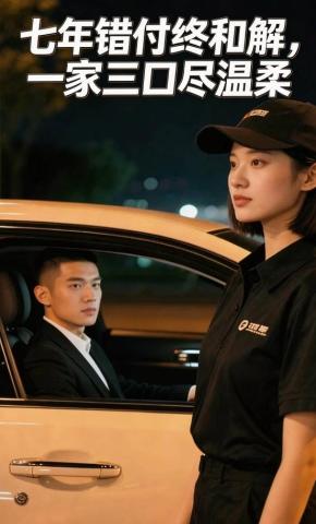 短剧《七年错付终和解，一家三口尽温柔》海报