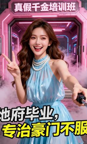 短剧《地府毕业，专治豪门不服》海报