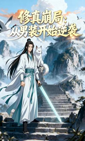 短剧《修真崩局：从男装开始逆袭》海报