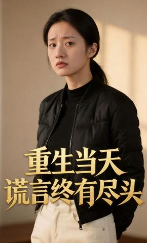 短剧《重生当天，谎言终有尽头》海报