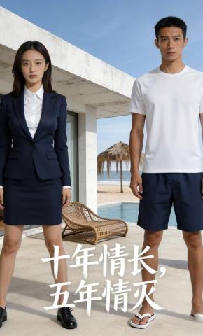 短剧《十年情长，五年情灭》海报