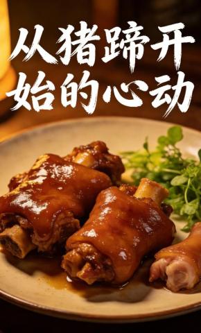 短剧《从猪蹄开始的心动》海报