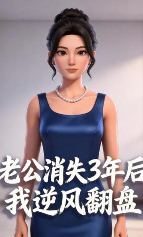 短剧《老公消失3年后，我逆风翻盘》海报