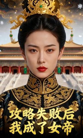 短剧《攻略失败后，我成了女帝》海报