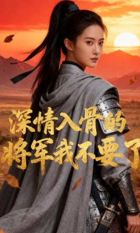 短剧《深情入骨的将军我不要了》海报