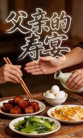 短剧《父亲的寿宴》海报