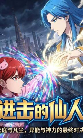 短剧《进击的仙人》海报