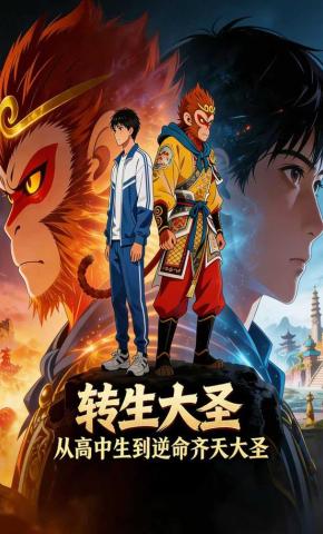 短剧《转生大圣 从高中生到逆命齐天大圣》海报