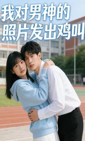 短剧《我对男神的照片发出鸡叫》海报