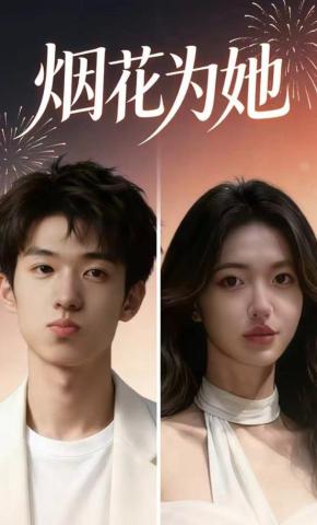 短剧《烟花为她》海报