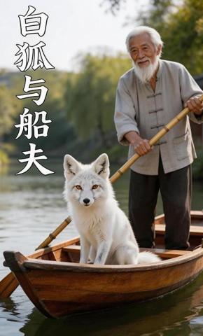 短剧《白狐与船夫》海报