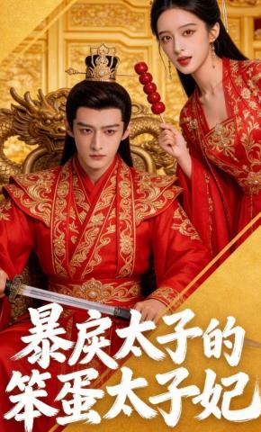 短剧《暴戾太子的笨蛋太子妃》海报