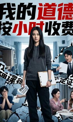 短剧《我的道德按小时收费》海报