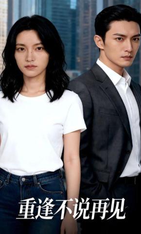 短剧《重逢不说再见》海报