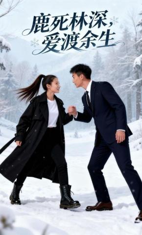短剧《鹿死林深，爱渡余生》海报