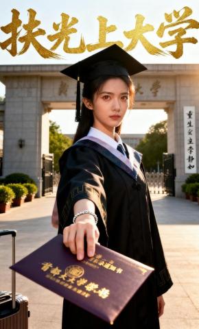 短剧《扶光上大学》海报