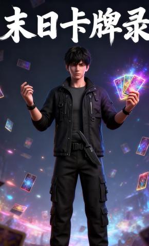 短剧《末日卡牌录》海报