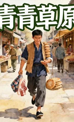 短剧《青青草原》海报