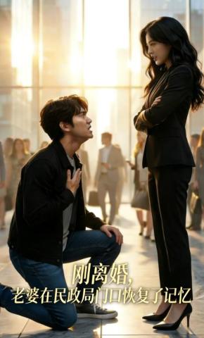 短剧《刚离婚，老婆在民政局门口恢复了记忆》海报